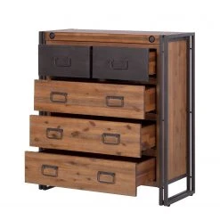 Ars manufacti Kommode Manchester II - Akazie massiv / Metall - Akazie / Anthrazit -Schlafzimmer Verkaufe DE kommode manchester ii akazie massiv metall 4876432