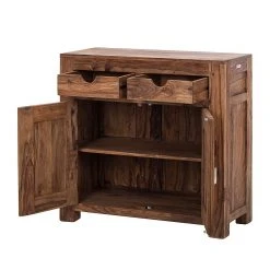 Wolf-Möbel Kommode Yoga IV - Sheesham massiv -Schlafzimmer Verkaufe DE kommode yoga sheesham massiv natur 374682