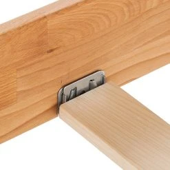 Ars Natura Massivholzbett AresWOOD - Kernbuche - 140 x 200cm - Mit Kopfteil -Schlafzimmer Verkaufe DE liegeflaeche 140 x 200 cm 332649