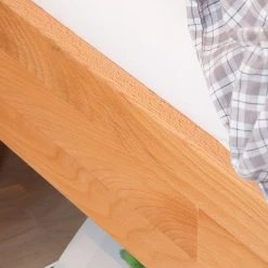 Ars Natura Massivholzbett AresWOOD - Kernbuche - 140 x 200cm - Mit Kopfteil -Schlafzimmer Verkaufe DE massivholzbett areswood in verschiedenen groessen erhaeltlich 140 x 200cm kernbuche 559225