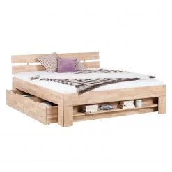 Ars Natura Massivholzbett EosWOOD - inkl. Bettkästen - Eiche massiv - Eiche Weißöl - 180 x 200cm -Schlafzimmer Verkaufe DE massivholzbett eoswood inklusive 4 bettkaesten eiche massiv 180 x 200cm eiche weissoel 3396713