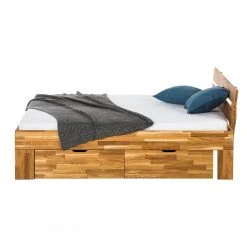 Ars Natura Massivholzbett EosWOOD - inkl. Bettkästen - Eiche massiv - Eiche - 160 x 200cm -Schlafzimmer Verkaufe DE massivholzbett eoswood inklusive 4 bettkaesten eiche massiv liegeflaeche 180 x 200 cm 1807754