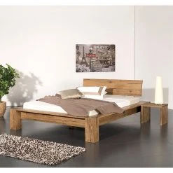 Neue Modular Massivholzbett Morton - 180 x 200cm -Schlafzimmer Verkaufe DE morton futonbett sumpfeiche massiv 180 x 200cm 935102