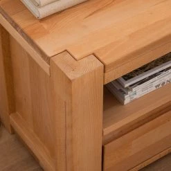 Ars Natura Massivholznachtkommode ParosWood - Buche -Schlafzimmer Verkaufe DE nachtkommode arendal massivholz kernbuche natur geoelt 4075676