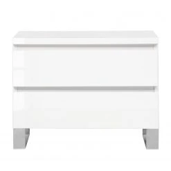 Fredriks Nachtkommode Bianco I - Hochglanz Weiß -Schlafzimmer Verkaufe DE nachtkommode bianco i hochglanz weiss 5181336
