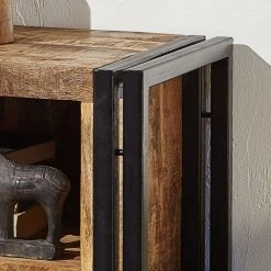 Wolf-Möbel Nachtkommode Iron - Mango massiv / Eisen 33 Wolf-Möbel Nachtkommode Iron - Mango massiv / Eisen -Schlafzimmer Verkaufe DE nachtkommode iron mango massiv eisen 3718053