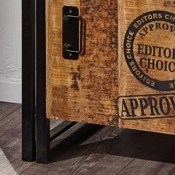 Wolf-Möbel Nachtkommode Iron - Mango massiv / Eisen 34 Wolf-Möbel Nachtkommode Iron - Mango massiv / Eisen -Schlafzimmer Verkaufe DE nachtkommode iron mango massiv eisen 3718061