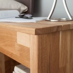 Ars Natura Nachtkommode LayaWOOD - Eiche massiv - geölt -Schlafzimmer Verkaufe DE nachtkommode layawood eiche massiv geoelt 3508617