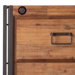 Ars manufacti Nachtkommode Manchester - Akazie massiv / Metall - Akazie / Anthrazit -Schlafzimmer Verkaufe DE nachtkommode manchester 2er set akazie massiv akazie anthrazit 4883244