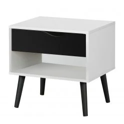 Mørteens Nachtkommode Sunndal I - Gummibaum teilmassiv