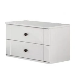 Wimex Nachtschrank Lundu - Alpinweiß - 2 Nachtkommoden