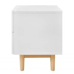 Mørteens Nachtschrank Lindholm - Weiß -Schlafzimmer Verkaufe DE nachtschrank lindholm mattweiss 3596745