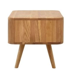 Studio Copenhagen Nachtkommode Loca II - Wildeiche teilmassiv - Weiß / Wildeiche -Schlafzimmer Verkaufe DE nachttisch loca ii 3540181