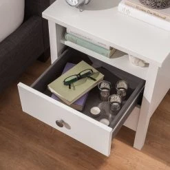 Nachtkommode SKØP country - Alpinweiß -Schlafzimmer Verkaufe DE nachttisch sk p alpinweiss 4875212