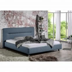 Fredriks Polsterbett Billdal Strukturstoff - Schiefergrau - 180 x 200cm -Schlafzimmer Verkaufe DE polsterbett billdal strukturstoff 160 x 200cm schiefer 4702112