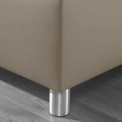 Loftscape Polsterbett Jonsberg Kunstleder - Taupe - 200 x 200cm -Schlafzimmer Verkaufe DE polsterbett jonsberg kunstleder 160 x 200cm taupe 4302720