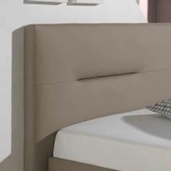 Loftscape Polsterbett Jonsberg Kunstleder - Taupe - 200 x 200cm -Schlafzimmer Verkaufe DE polsterbett jonsberg kunstleder 160 x 200cm taupe 4302724