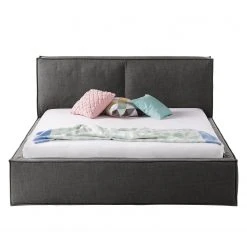 Polsterbett Kinx - Stoff KINX: Anthrazit - 180 x 200cm -Schlafzimmer Verkaufe DE polsterbett kinx webstoff 140 x 200cm anthrazit 5111232