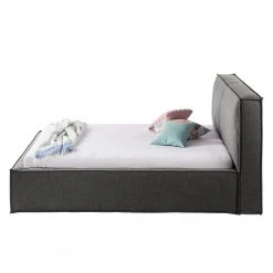 Polsterbett Kinx - Stoff KINX: Anthrazit - 180 x 200cm -Schlafzimmer Verkaufe DE polsterbett kinx webstoff 140 x 200cm anthrazit 5111236