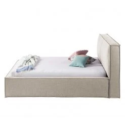 Polsterbett Kinx - Stoff KINX: Beige - 180 x 200cm -Schlafzimmer Verkaufe DE polsterbett kinx webstoff 140 x 200cm beige 5111248 1
