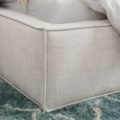 Polsterbett Kinx - Stoff KINX: Weiß - 180 x 200cm -Schlafzimmer Verkaufe DE polsterbett kinx webstoff 140 x 200cm weiss 5112072