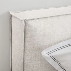 Polsterbett Kinx - Stoff KINX: Weiß - 180 x 200cm -Schlafzimmer Verkaufe DE polsterbett kinx webstoff 140 x 200cm weiss 5112080