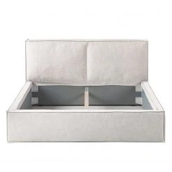 Polsterbett Kinx - Stoff KINX: Weiß - 180 x 200cm -Schlafzimmer Verkaufe DE polsterbett kinx webstoff 180 x 200cm weiss 5097236