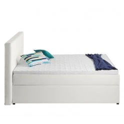 Polsterbett KiYDOO IV - Weiß - 180 x 200cm -Schlafzimmer Verkaufe DE polsterbett kiydoo iv inkl bettkasten kunstleder 180 x 200cm weiss 5117800