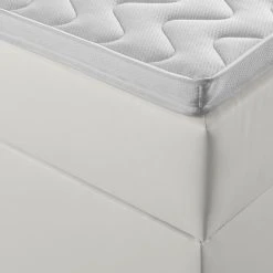 Polsterbett KiYDOO IV - Weiß - 180 x 200cm -Schlafzimmer Verkaufe DE polsterbett kiydoo iv inkl bettkasten kunstleder 180 x 200cm weiss 5117808