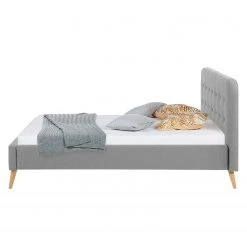 Mørteens Polsterbett Klink II - Lichtgrau - 140 x 200cm -Schlafzimmer Verkaufe DE polsterbett klink ii webstoff 140 x 200cm hellgrau 4162840