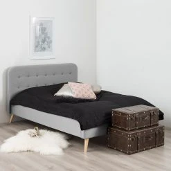 Mørteens Polsterbett Klink II - Lichtgrau - 140 x 200cm -Schlafzimmer Verkaufe DE polsterbett klink ii webstoff 140 x 200cm hellgrau 4162852