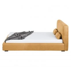 Studio Copenhagen Polsterbett Shabby Echtleder - Ocker - 140 x 200cm -Schlafzimmer Verkaufe DE polsterbett shabby echtleder 180 x 200cm ocker 3553533