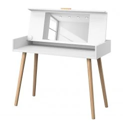 Rauch Orange Schminktisch Annett - Esche Teilmassiv - Alpinweiß/ Esche Coimbra