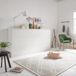 Fredriks Schrankbett KiYDOO smart - Weiß - 90 x 200cm - Ohne Matratze -Schlafzimmer Verkaufe DE schrankbett kiydoo smart ohne matratze weiss 3514457