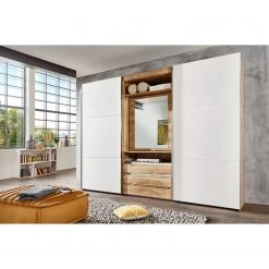Fresh to go Schwebetürenschrank Magic I - Höhe: 236 cm -Schlafzimmer Verkaufe DE schwebetuerenschrank magic i alpinweiss plankeneiche dekor 216 cm 5037068
