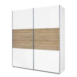 Rauch Blue Schwebetürenschrank Nelas - Alpinweiß / Eiche Sonoma Dekor