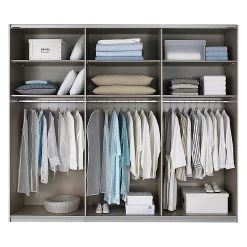 Rauch Orange Schwebetürenschrank Quadra II - Höhe: 230 cm - Breite: 271 cm -Schlafzimmer Verkaufe DE schwebetuerenschrank quadra ii eiche sanremo hell dekor hochglanz weiss breite x hoehe 271 x 230 cm 1918086