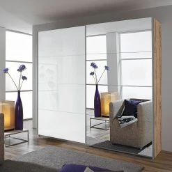 Rauch Orange Schwebetürenschrank Quadra (Spiegel) - Höhe: 230 cm - Breite: 181 cm -Schlafzimmer Verkaufe DE schwebetuerenschrank quadra spiegel eiche sanremo hell dekor glas weiss breite x hoehe 181 x 230 cm 1915434