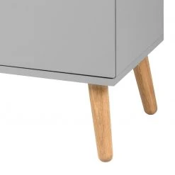 Tenzo Kommode Dot - Grau -Schlafzimmer Verkaufe DE vitrinenschrank dot eiche teilmassiv grau 4148532