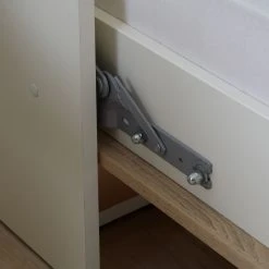 Loftscape Schrankbett-Kombination Godia II - Weiß / Eiche Sonoma Dekor - Kaltschaummatratze -Schlafzimmer Verkaufe DE wandklappbett kombination godia ii kaltschaummatratze weiss eiche sonoma dekor 1723062