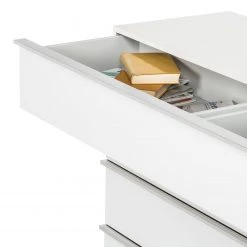 Wiemann Schubkastenkommode Chicago II - Alpinweiß / Glas Weiß -Schlafzimmer Verkaufe DE wiemann chicago 26 03 2015 3238077